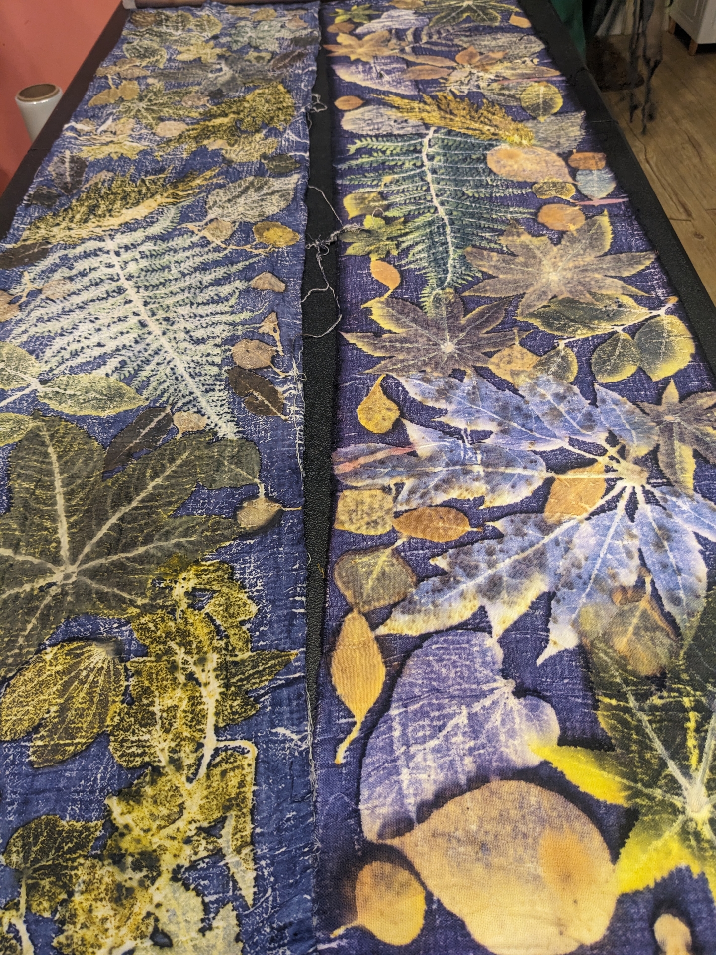 繽紛植物染與花葉移印染實作