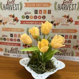 黏土捏塑-仿真迷你花卉系列