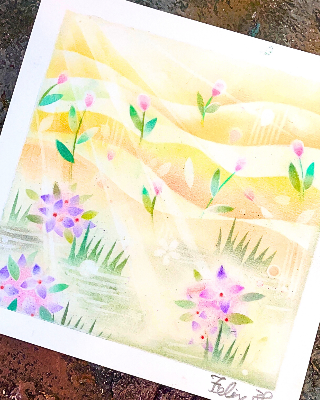 粉彩-禪繞舒心畫