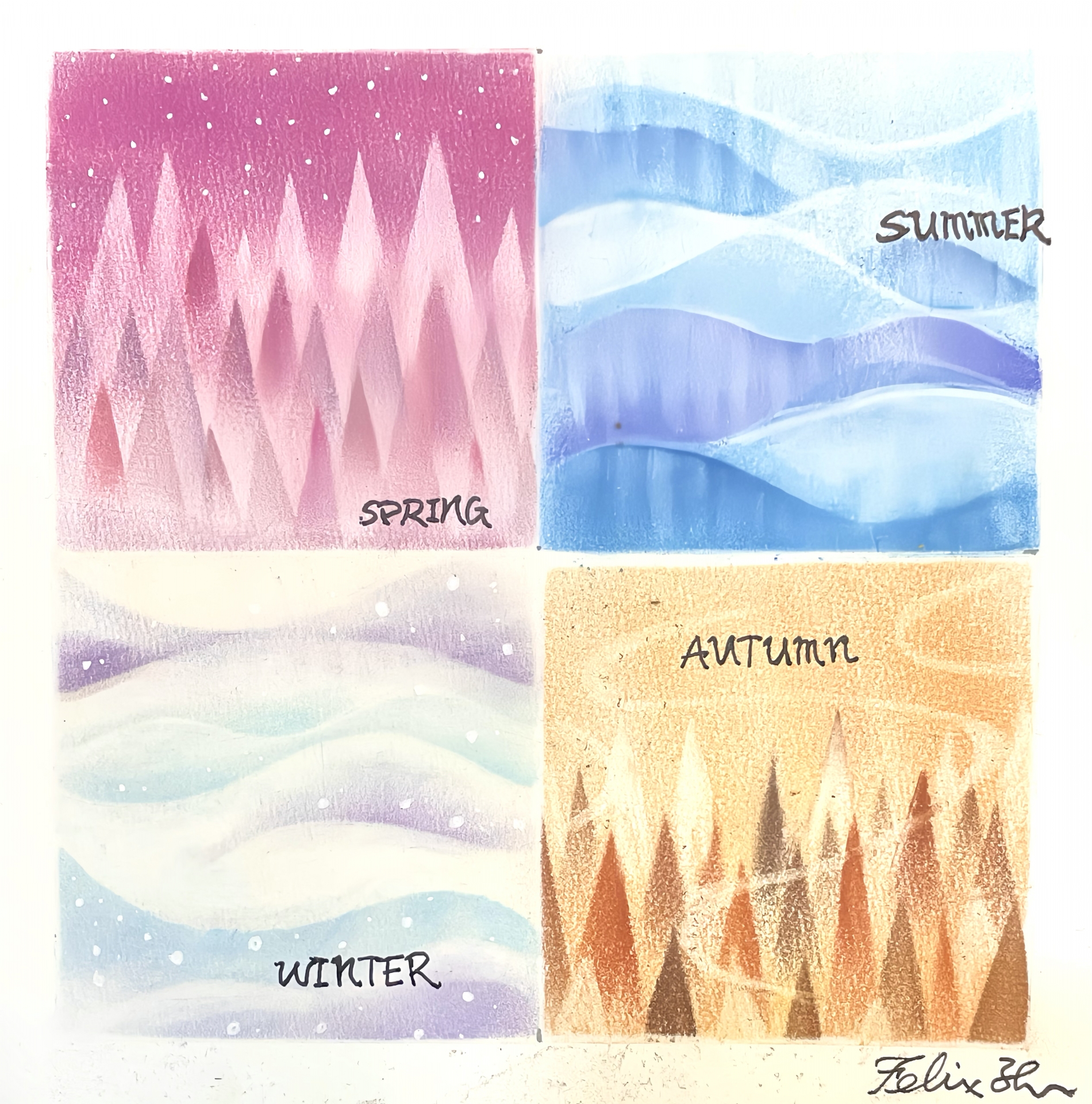 粉彩-禪繞舒心畫