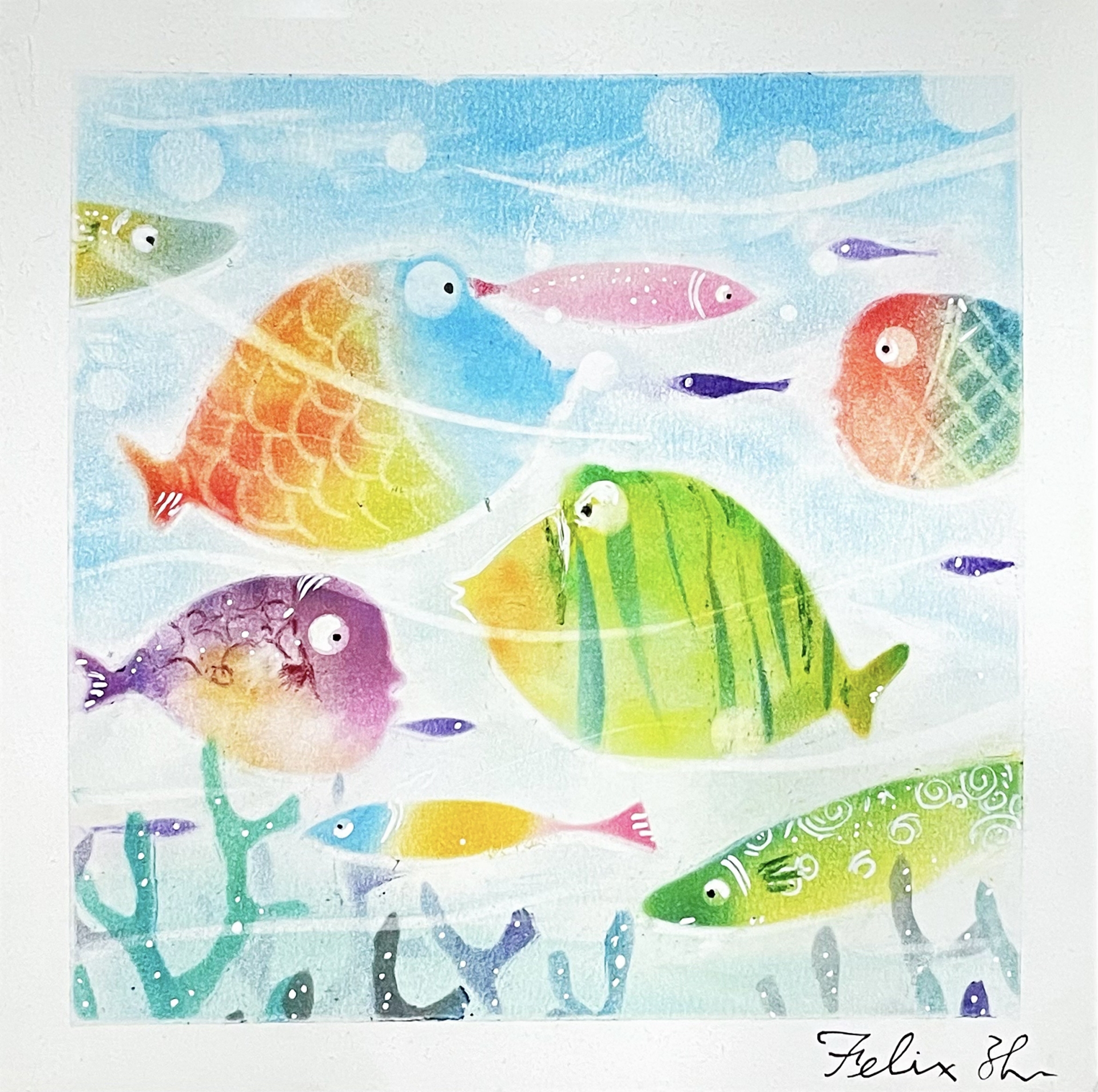 粉彩-禪繞舒心畫