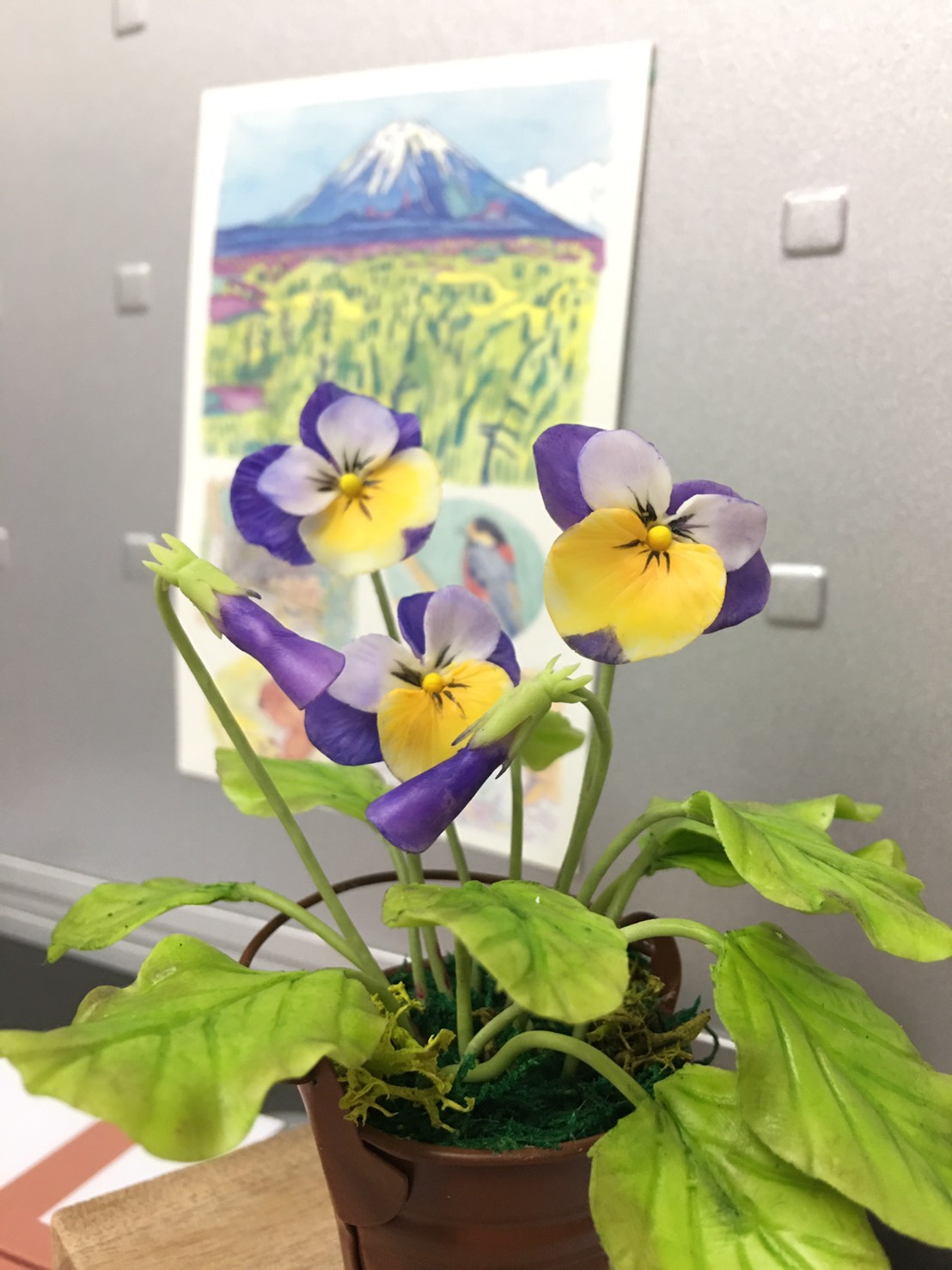 黏土捏塑-仿真迷你花卉系列